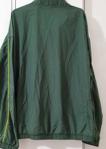 Erkek Yeşil Fermuarlı Yağmurluk - Görsel 3