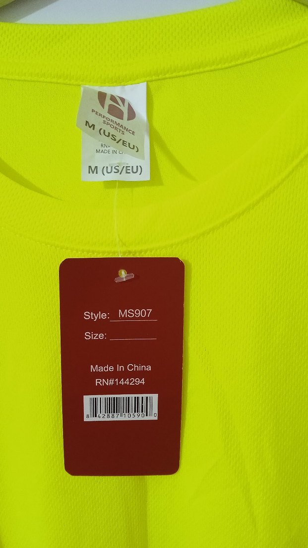 erkek sarı Uzun Kollu Basic Tişört - Görsel 2