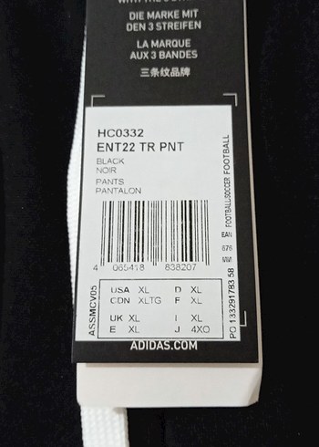 Erkek Siyah Spor Eşofman Altı - Görsel 2