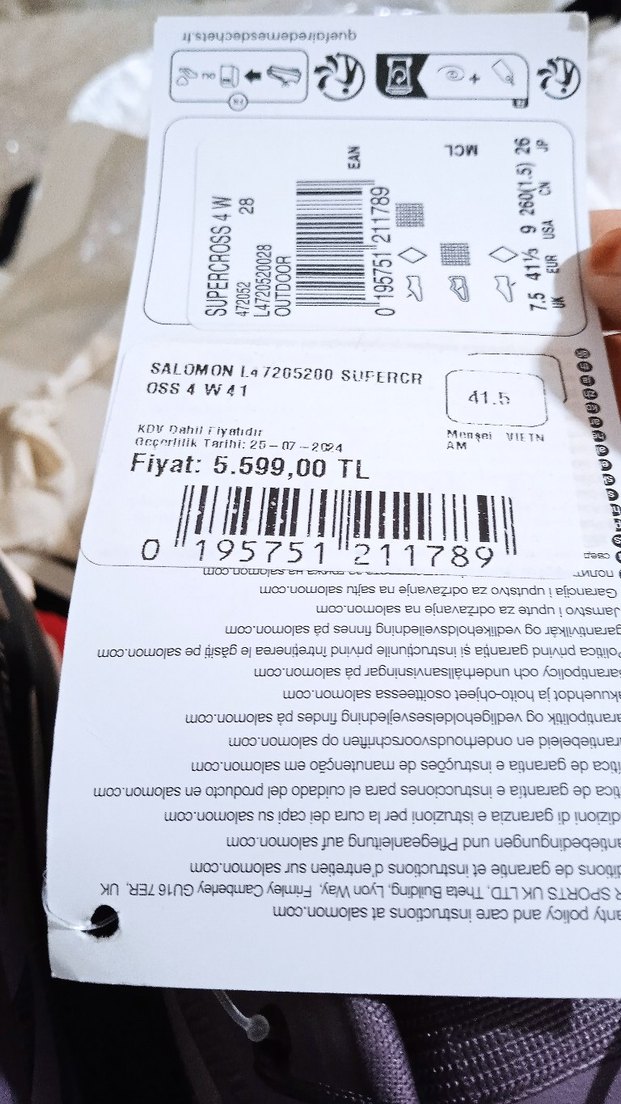 Salomon erkek Spor Ayakkabı - Görsel 5