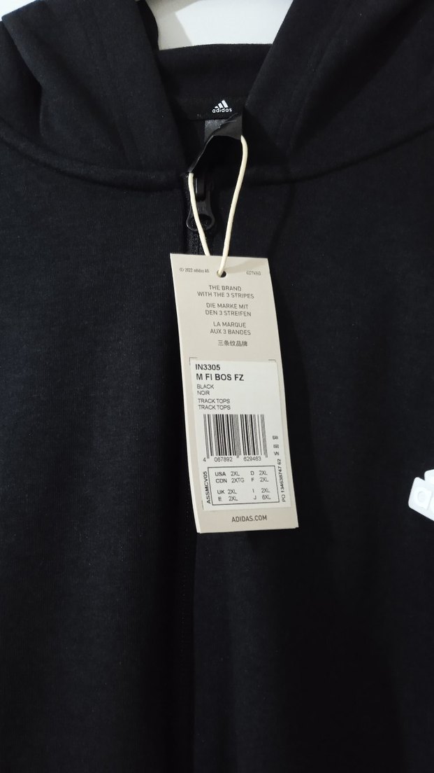 Siyah Oversize erkek spor çeket - Görsel 2