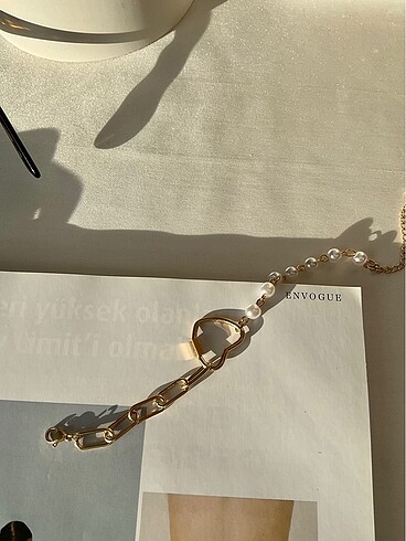  Beden altın Renk Çelik Golden Hour Bileklik
