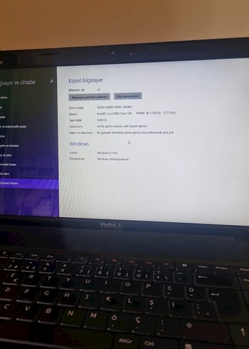 Dell Siyah Laptop Bilgisayar