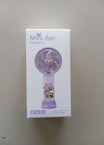 Bej Mini Masaüstü ve Taşınabilir Vantilatör - Görsel 9