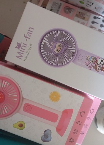 Bej Mini Masaüstü ve Taşınabilir Vantilatör - Görsel 11