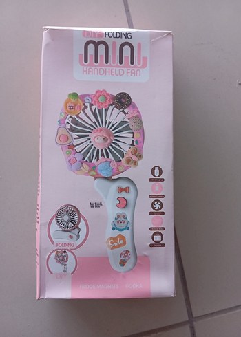 Bej Mini Masaüstü ve Taşınabilir Vantilatör - Görsel 2