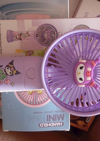 Bej Mini Masaüstü ve Taşınabilir Vantilatör - Görsel 6