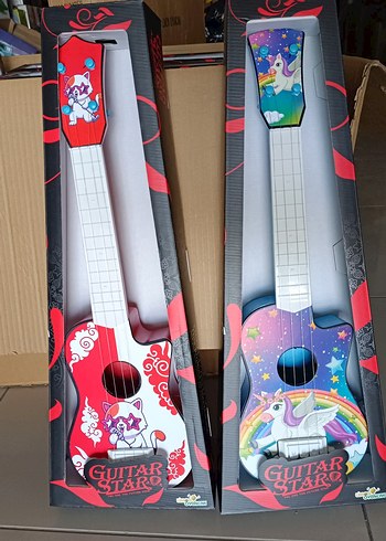 Renkli Çocuk Müzik Oyuncak Gitarları