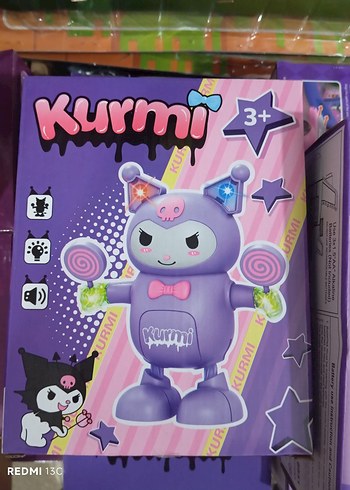 Kurmi Renkli Mor Figür 3+ Yaş