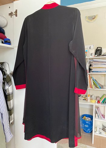Diğer Bordo Uzun Kollu Gotik Tunik