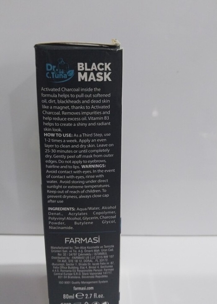 Maske (siyah) - Görsel 2