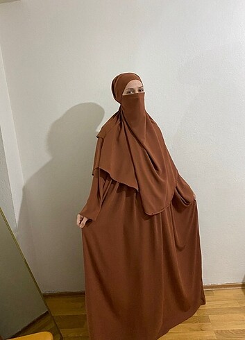 universal Beden kahverengi Renk Göz peçeli takım taba rengi