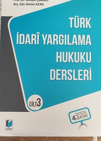 ramazan yıldırım idari yargılama hukuku 