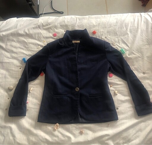 Kadın Lacivert Blazer Ceket
