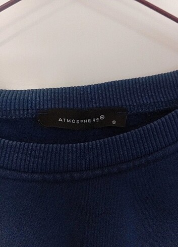 s Beden lacivert Renk Koyu Lacivert Crop Sweatshirt