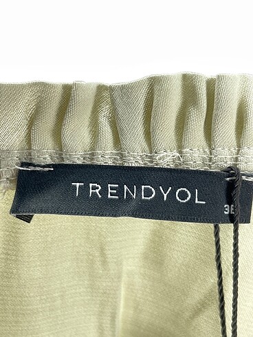 36 Beden yeşil Renk Trendyol & Milla Kısa Elbise %70 İndirimli.