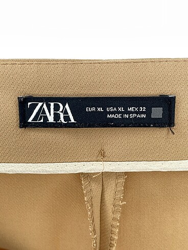 xl Beden kahverengi Renk Zara Mini Şort %70 İndirimli.