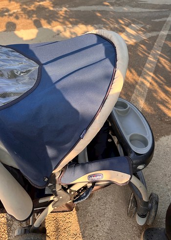 Lacivert beyaz Bebek Arabası - Görsel 2