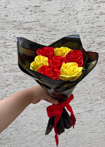 Renkli Gül Buketi Hediyesi - Görsel 4