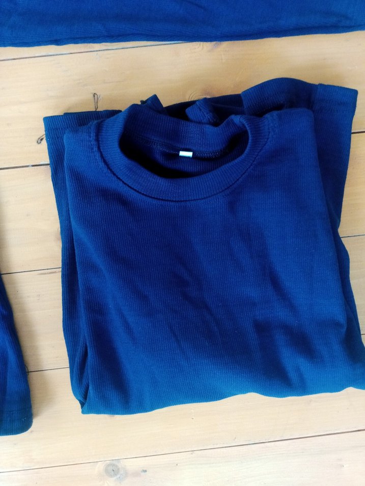 Çocuklar için Koyu Mavi Düz İçlik ikili fiyat - Görsel 3