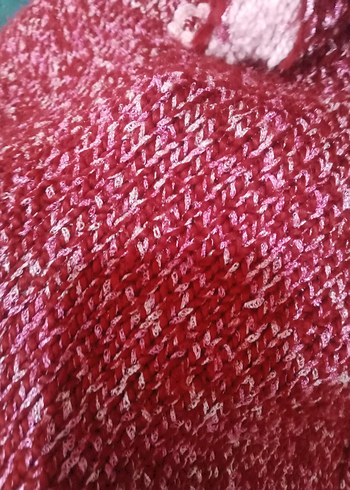 Kız Çocuk Kapüşonlu Örgü Pelerin - Görsel 8