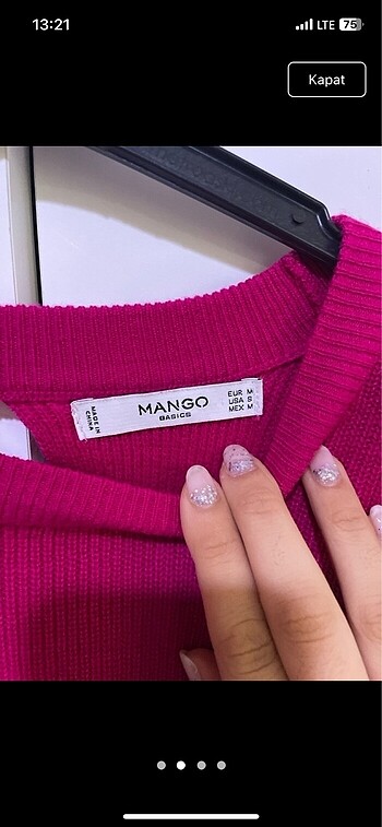 Mango Mango sırt dekolteli kazak