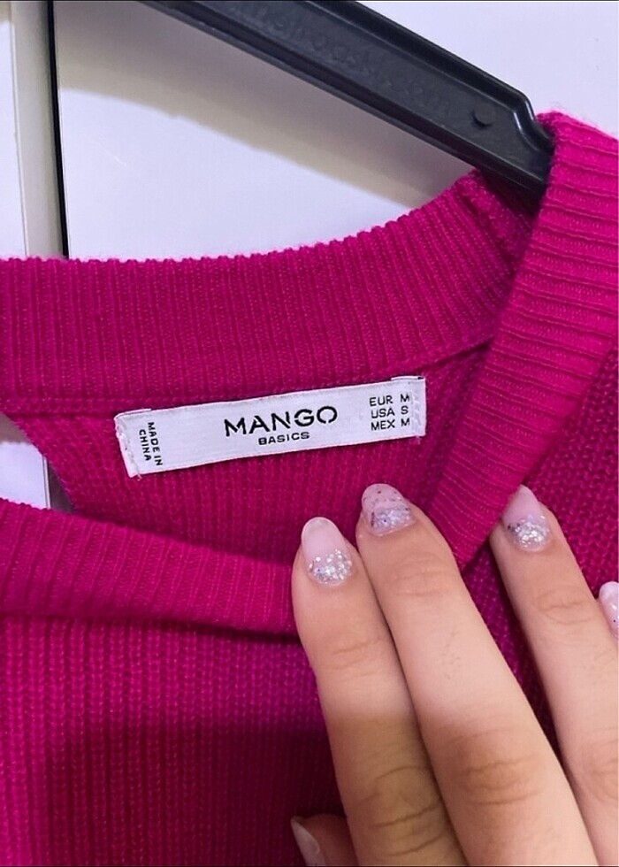 Mango sırt dekolteli kazak - Görsel 2