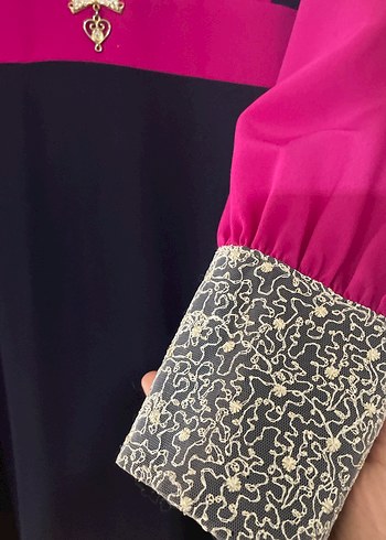 Tesettüre uygun Seden marka abiye - Görsel 3