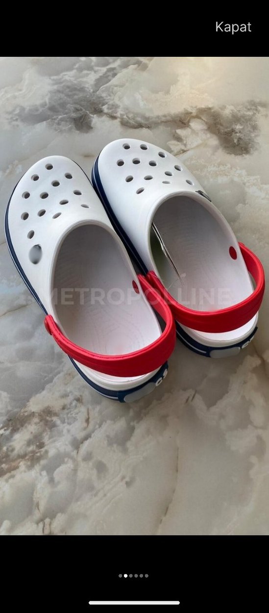 Beyaz Kadın Terlikler Platform Topuklu - Görsel 2