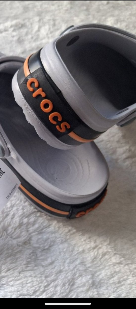 gri renk crocs terlik - Görsel 2