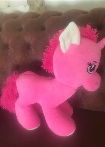 Pembe Renkli Peluş At Oyuncak