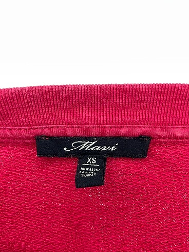 xs Beden kırmızı Renk Mavi Jeans Sweatshirt %70 İndirimli.