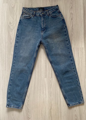 Kadın Mavi Midi Boy Denim Jean