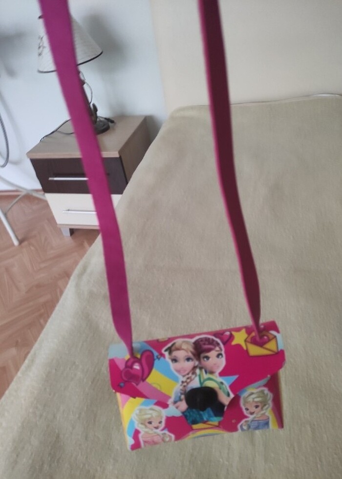 Çocuk Elsa Anna çanta - Görsel 3