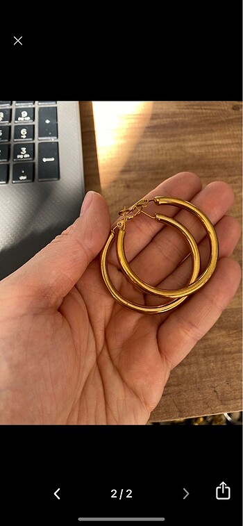  Beden altın Renk Çelik yüzük ve küpe