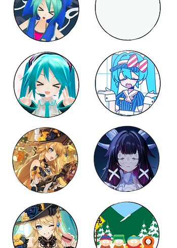 15 Adet Kişiye Özel Rozet 7 Adet Kişiye Özel Sticker - Görsel 2