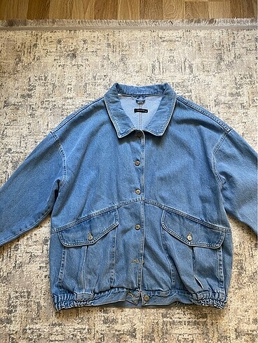 Trendyol & Milla cep detaylı oversize denim ceket