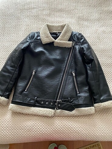 H&M h&m kürklü suni deri ceket