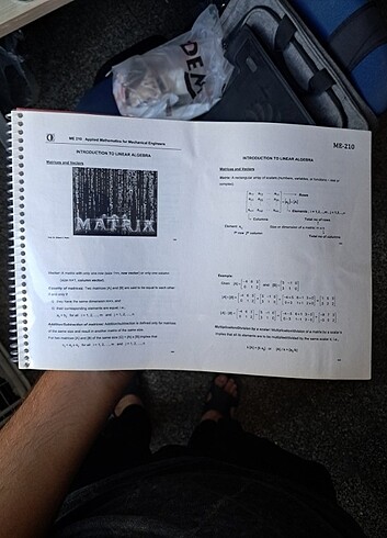ME210 Applied Math. for Mechanical Engineers (Linear Algebra)