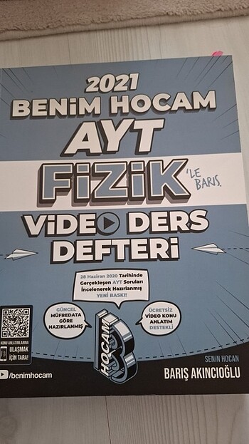 Ayt Fizik Benim Hocam Test Kitabı 