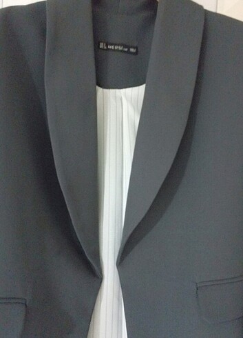 s Beden gri Renk Blazer ceket