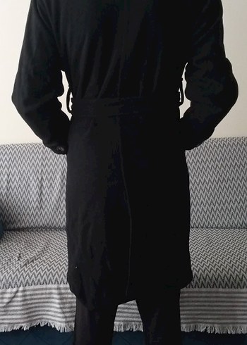 Kemerli Siyah Erkek Kaban - Görsel 6