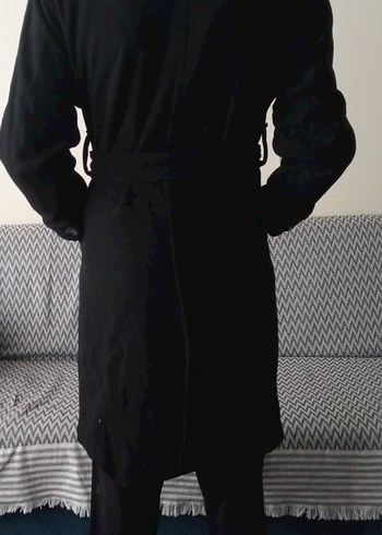 Kemerli Siyah Erkek Kaban - Görsel 5