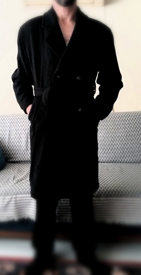 Kemerli Siyah Erkek Kaban - Görsel 4