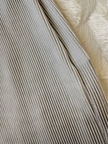 Simli vatkalı bluz - Görsel 3