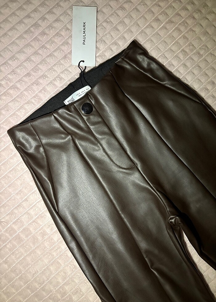 Koyu kahve pantolon - Görsel 3