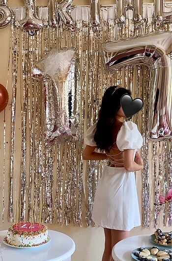 Sırt bağlamalı elbise - Görsel 4