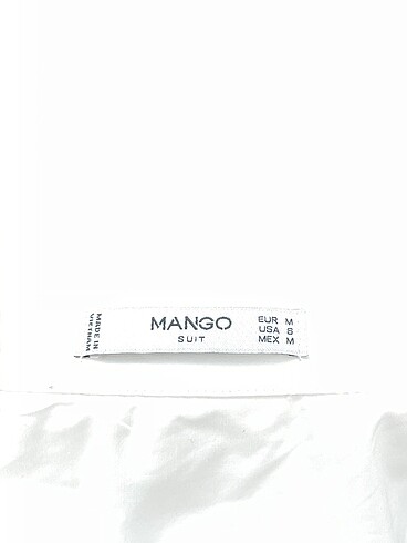 m Beden beyaz Renk Mango Gömlek %70 İndirimli.