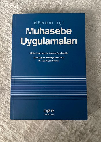 Dönem İçi Muhasebe Uygulamaları Kitabı