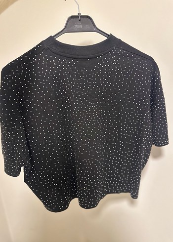 Guess Kadın Siyah Payetli Tişört - Görsel 2